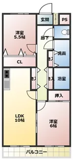 埼玉県川口市戸塚1【マンション】の間取り