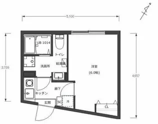 DSTYLE東浅草【4階】の間取り
