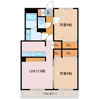 ひかりマンション【2階】の間取り
