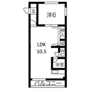 Court本陣【2階】の間取り
