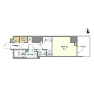 東京都渋谷区富ヶ谷2【マンション】の間取り