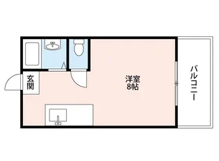 ハイクレスト光善寺【1階】の間取り