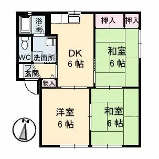 トリニータ C棟【1階】の間取り