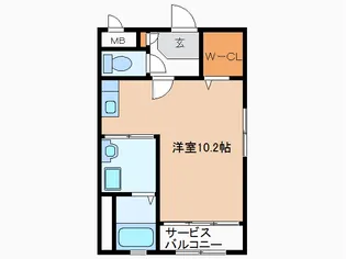 フィエルテ【3階】の間取り