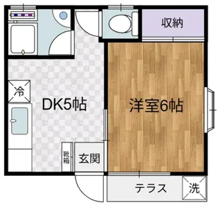 ベルハイム成城【1階】の間取り