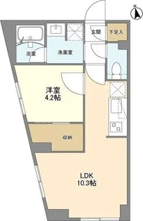 ウェルスクエア学芸大学II【3階】の間取り