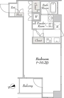 BluRock銀座イースト【10階】の間取り