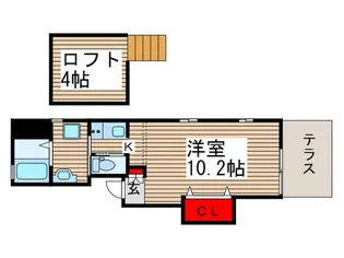 ALERO KAWAMA【1階】の間取り