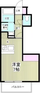 CROSS COURT Naka Aoki【3階】の間取り