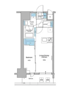 ルフォンプログレ秋葉原マークス【8階】の間取り