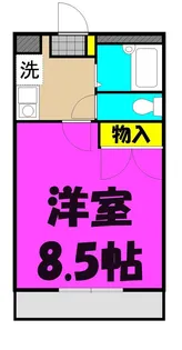 リバーシティー【2階】の間取り