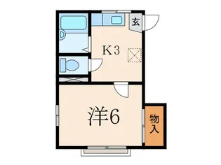 テトラハウスタカラ【1階】の間取り