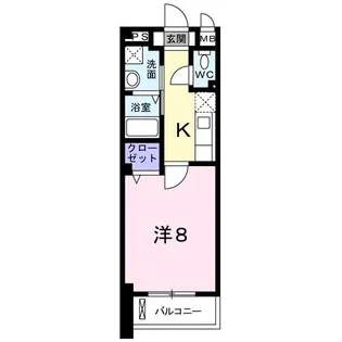 プラシード鳥羽I【1階】の間取り