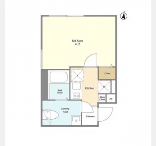 アグレシオ奥沢【1階】の間取り