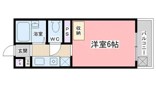 サンシーガルI【1階】の間取り