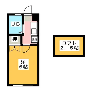 コーポサントーレア【1階】の間取り