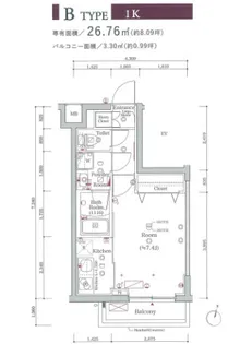 スカイコートグランメゾン御殿山【2階】の間取り