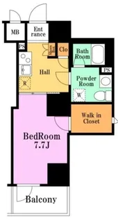 ランドステージ両国【6階】の間取り