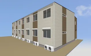 (仮称)上並榎新築アパート【1階】の外観