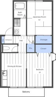 パストラルA棟(東松山市殿山町)【2階】の間取り