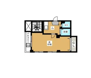 ●ハイツフクオカ【3階】の間取り