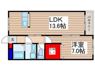 アヴニール【3階】の間取り