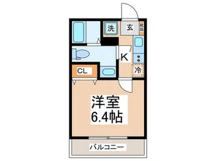 ワンダーリリーフル【1階】の間取り