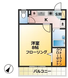 アルト・プエンテ【1階】の間取り