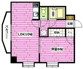 プーテゥジュール2番街【1階】の間取り