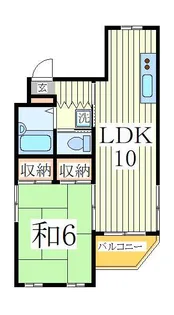 誠厚ビル【2階】の間取り