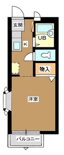 ヴェルフルール桜丘【2階】の間取り