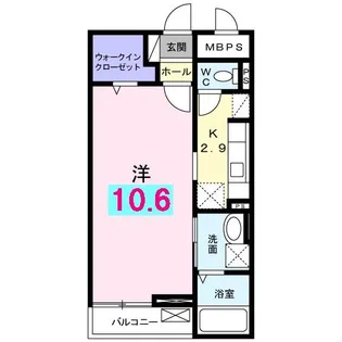 グランデ アルベロ【1階】の間取り
