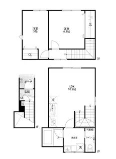 WILLS田中町の間取り