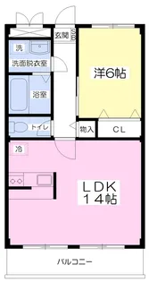 メゾンリール【1階】の間取り