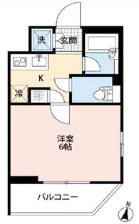 ルーブル中野富士見町弐番館【2階】の間取り