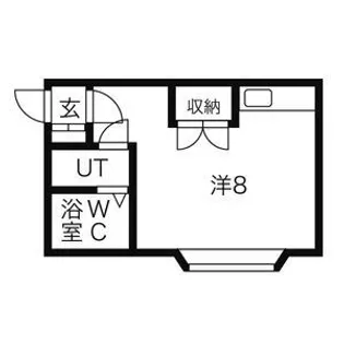 キャッスルコートS1【3階】の間取り