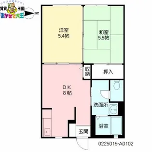 メゾンセフィラ【1階】の間取り