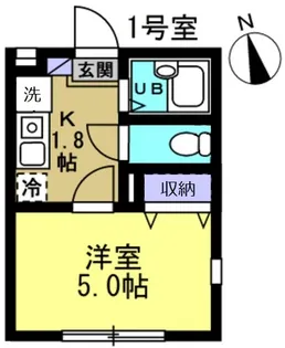 フルセイル東中野【2階】の間取り