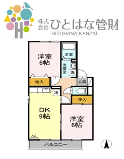 アーバン・ステージ 壱弐番館【2階】の間取り