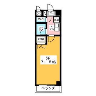 changuII金山【8階】の間取り