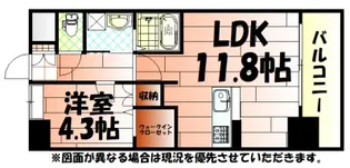 アドヴァンスコート中井【11階】の間取り