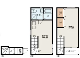 コンフォール駒込の間取り