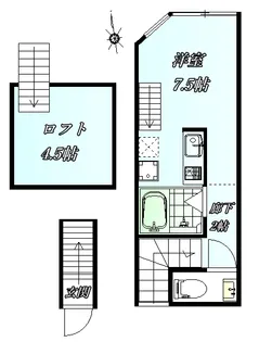 AW中野平和の森【2階】の間取り