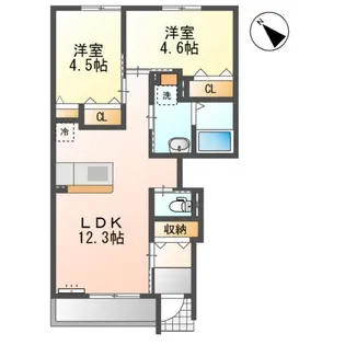 maison Ange【1階】の間取り