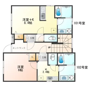 カンパネラ プリモ【1階】の間取り