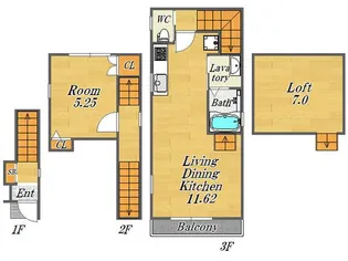 ST courtIII【2階】の間取り