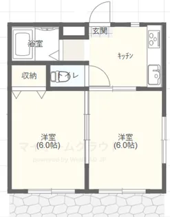 レジデンス伊興【2階】の間取り