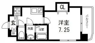 Luxe深江橋(ラグゼフカエバシ)【6階】の間取り