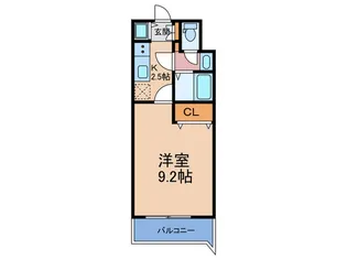 エルミタージュ・梅田北【4階】の間取り