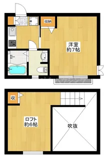 ラトゥール中野【1階】の間取り